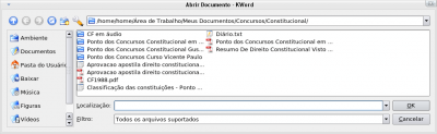 KWord no Linux